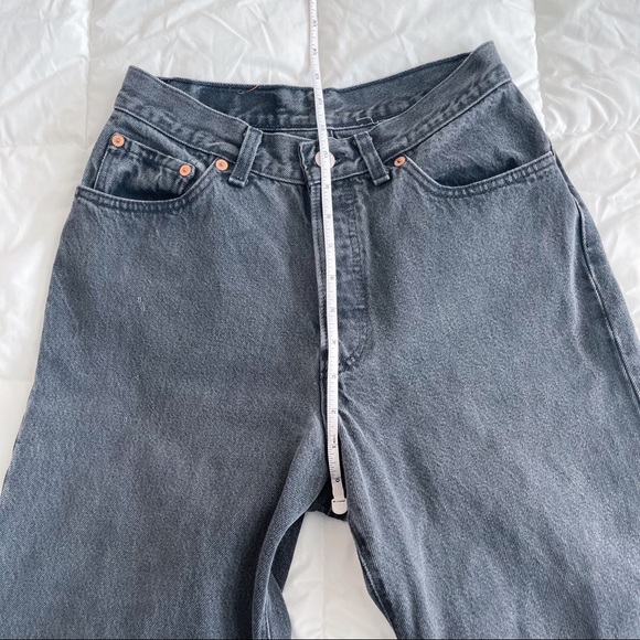 Vintage Levi's 501 Tapered Leg High Waist Jeans - Picture 9 of 10